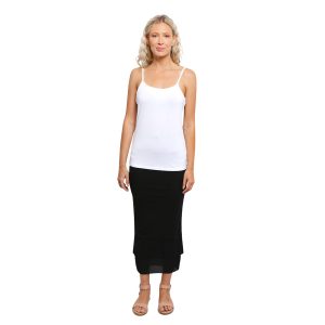 White Shoe String Tank