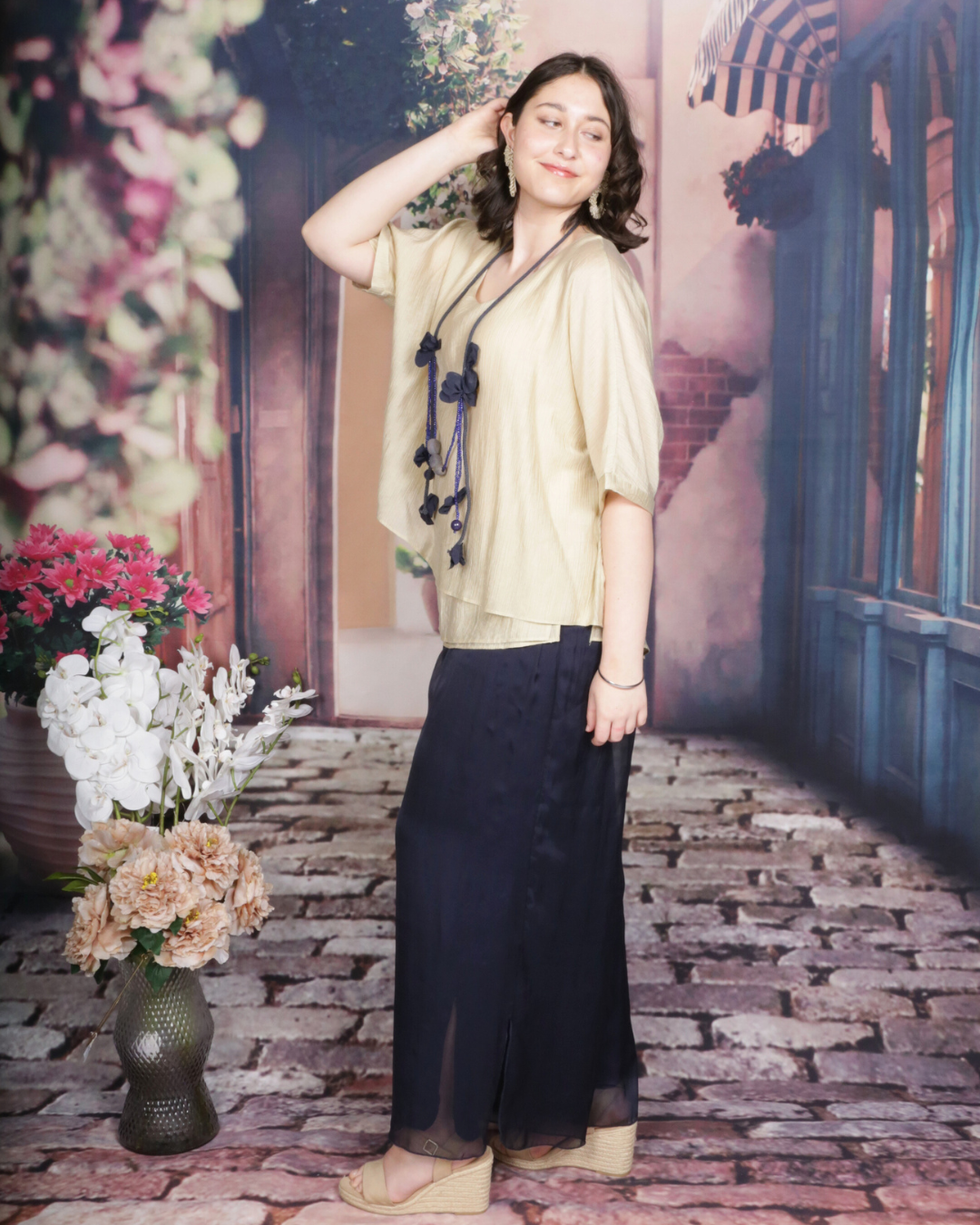Nude Abigail Layered Top - Image 1