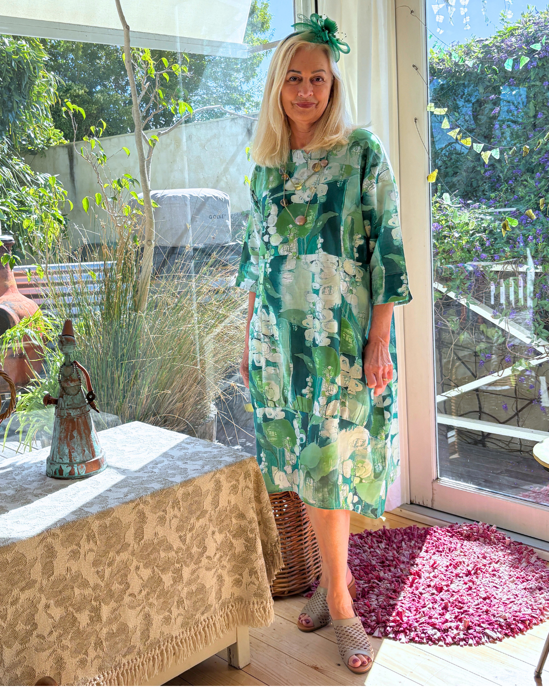 Garden of Eden Lily Linen Dress - Image 1